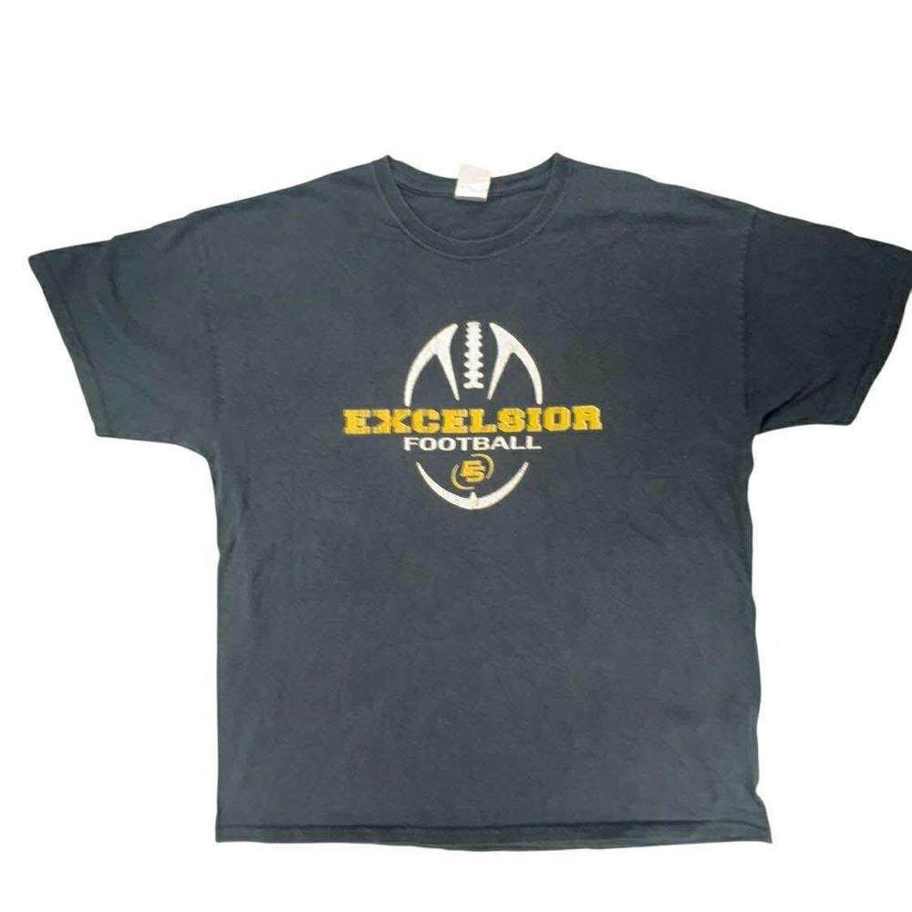 Excelsior Football T Shirt‎ XL Gildan Gray We Refuse To Apologize Competitive